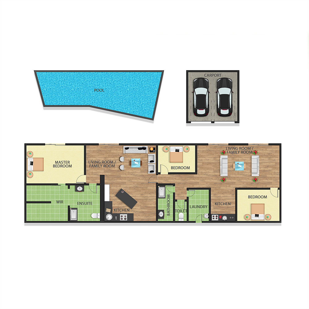 Floor Plan Real Estate Photo Editing & Virtual Staging